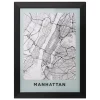 ATMOSPHERA Affiche encadrée "Manhattan" Hot