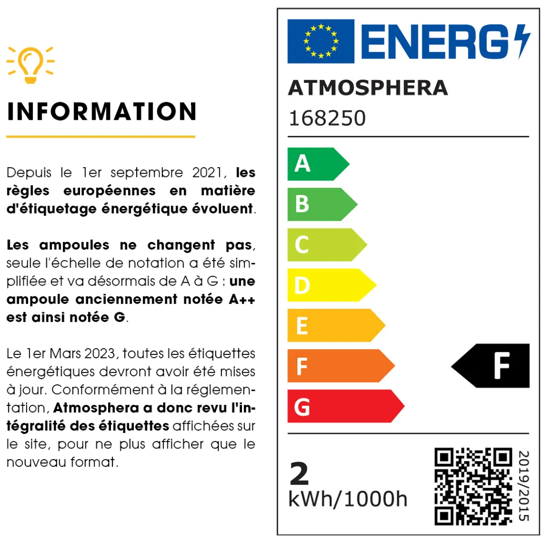 ATMOSPHERA Ampoule LED "Flamme" Outlet