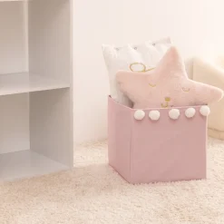 ATMOSPHERA Bac de rangement enfant pompons Clearance