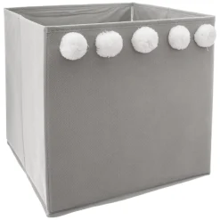 ATMOSPHERA Bac de rangement enfant pompons Best