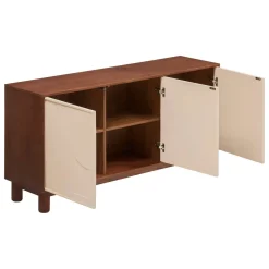 ATMOSPHERA Buffet 3 portes 6 étagères