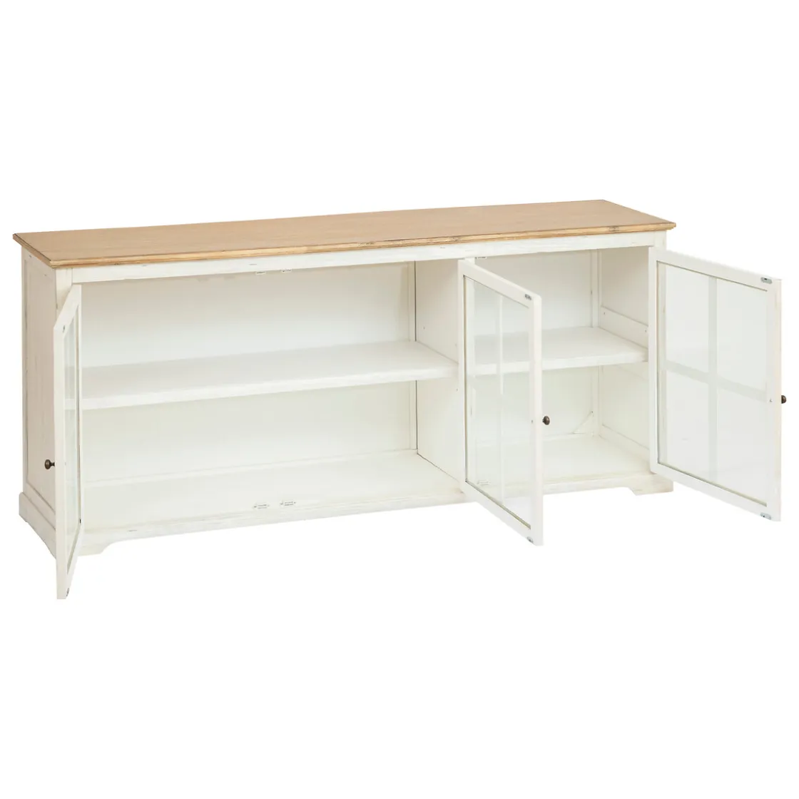 ATMOSPHERA Buffet 3 portes en verre "Olbia" Clearance