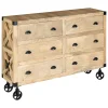 ATMOSPHERA Buffet 6 tiroirs "Silas" Sale