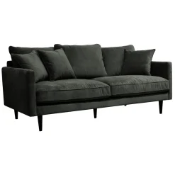 ATMOSPHERA Canapé velours "Candice" Clearance