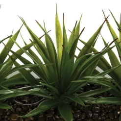 ATMOSPHERA Centre de table 3 aloe vera artificielle New