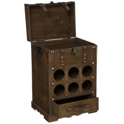 ATMOSPHERA Coffre bois foncé Online