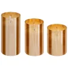 ATMOSPHERA Coffret 3 bougies LED "Sena" New