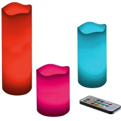 ATMOSPHERA Coffret de 3 bougies LED Best
