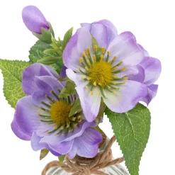 ATMOSPHERA Composition vase et fleurs artificielles Discount