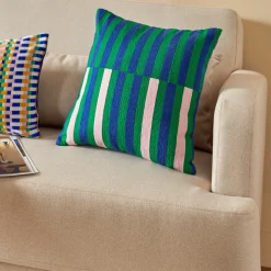 ATMOSPHERA Coussin brodé "Disso" Outlet