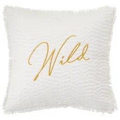 ATMOSPHERA Coussin brodé "Wild" Discount