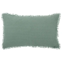 ATMOSPHERA Coussin nid d'abeille "Widdy" New