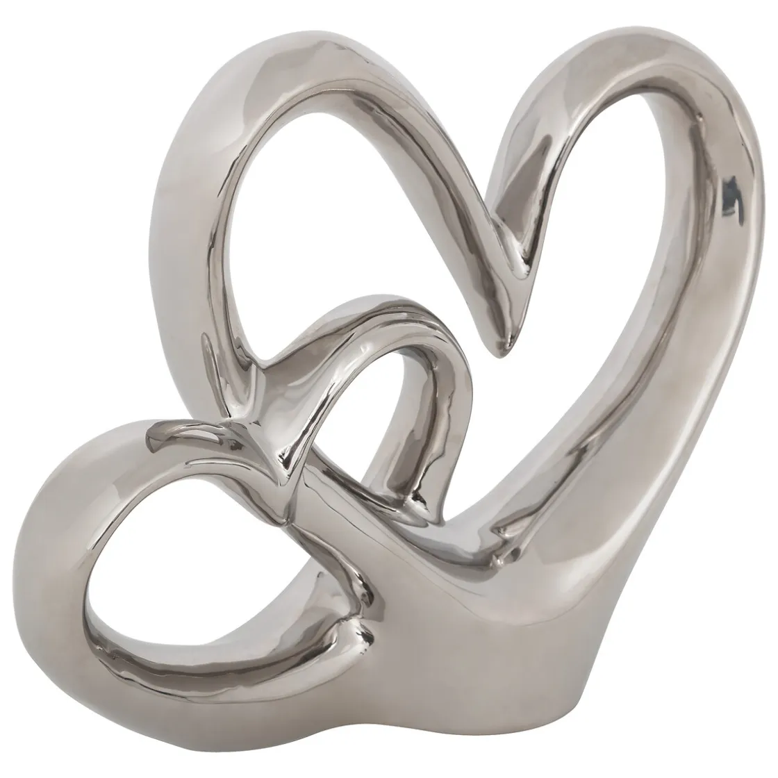 ATMOSPHERA Déco à poser double coeur "Safina"