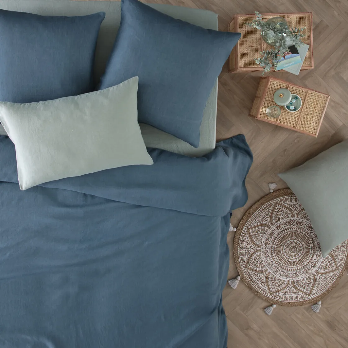 ATMOSPHERA Drap-housse "Linah", lin lavé Online