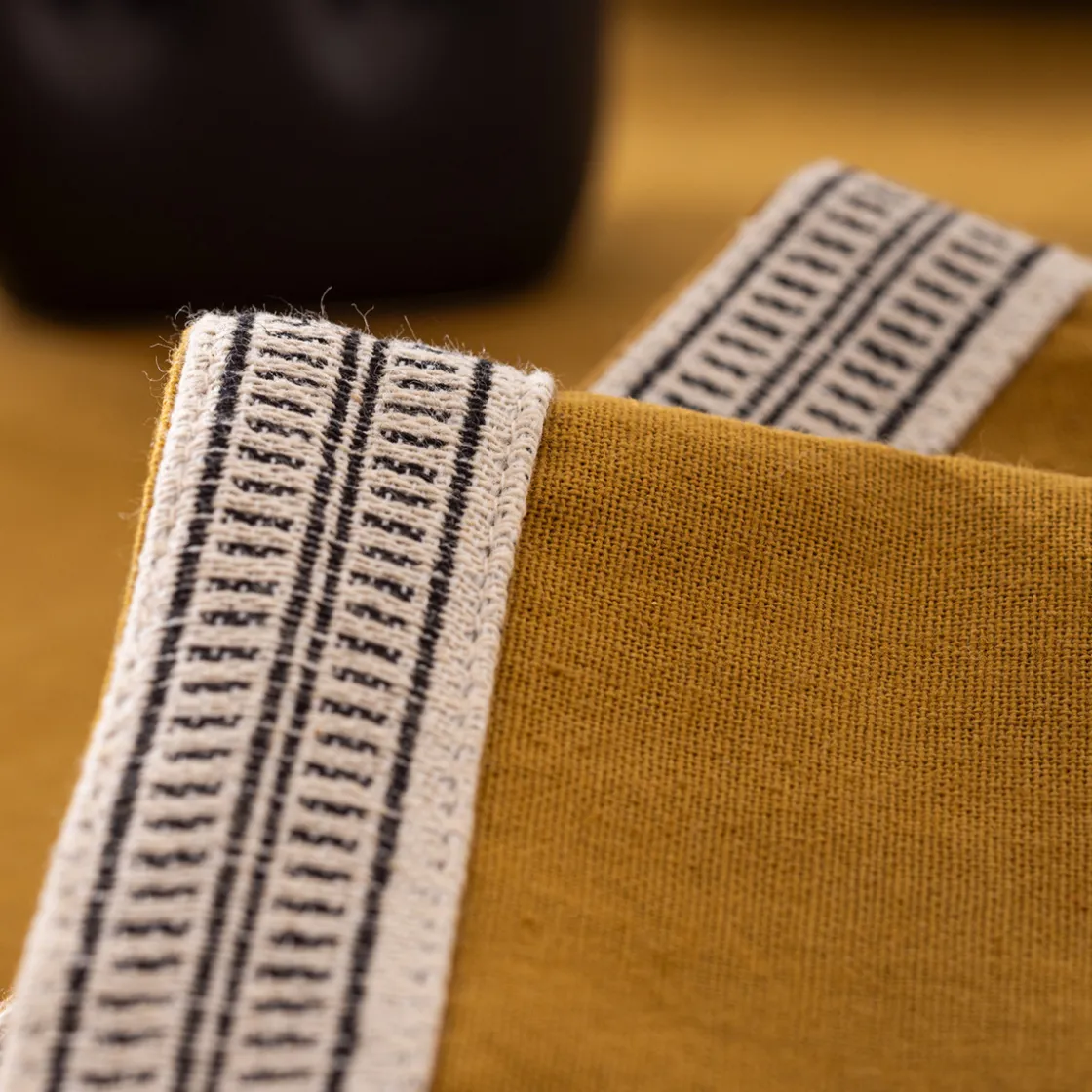 ATMOSPHERA Ensemble nappe et 6 serviettes "Inuit", coton