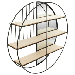 ATMOSPHERA Etagère murale avec miroir "Zina" New