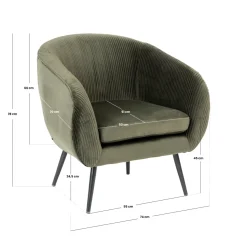 ATMOSPHERA Fauteuil Gris 