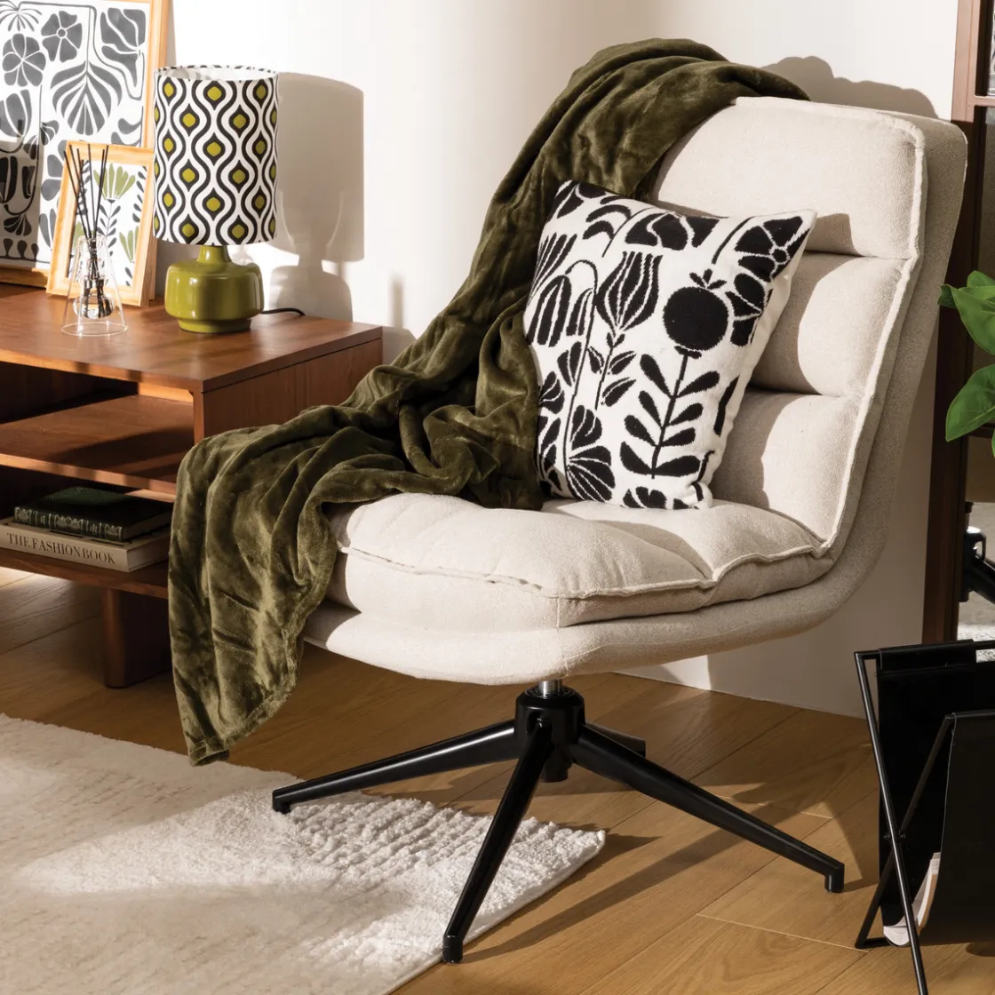 ATMOSPHERA Fauteuil pivotant "Harper" Discount