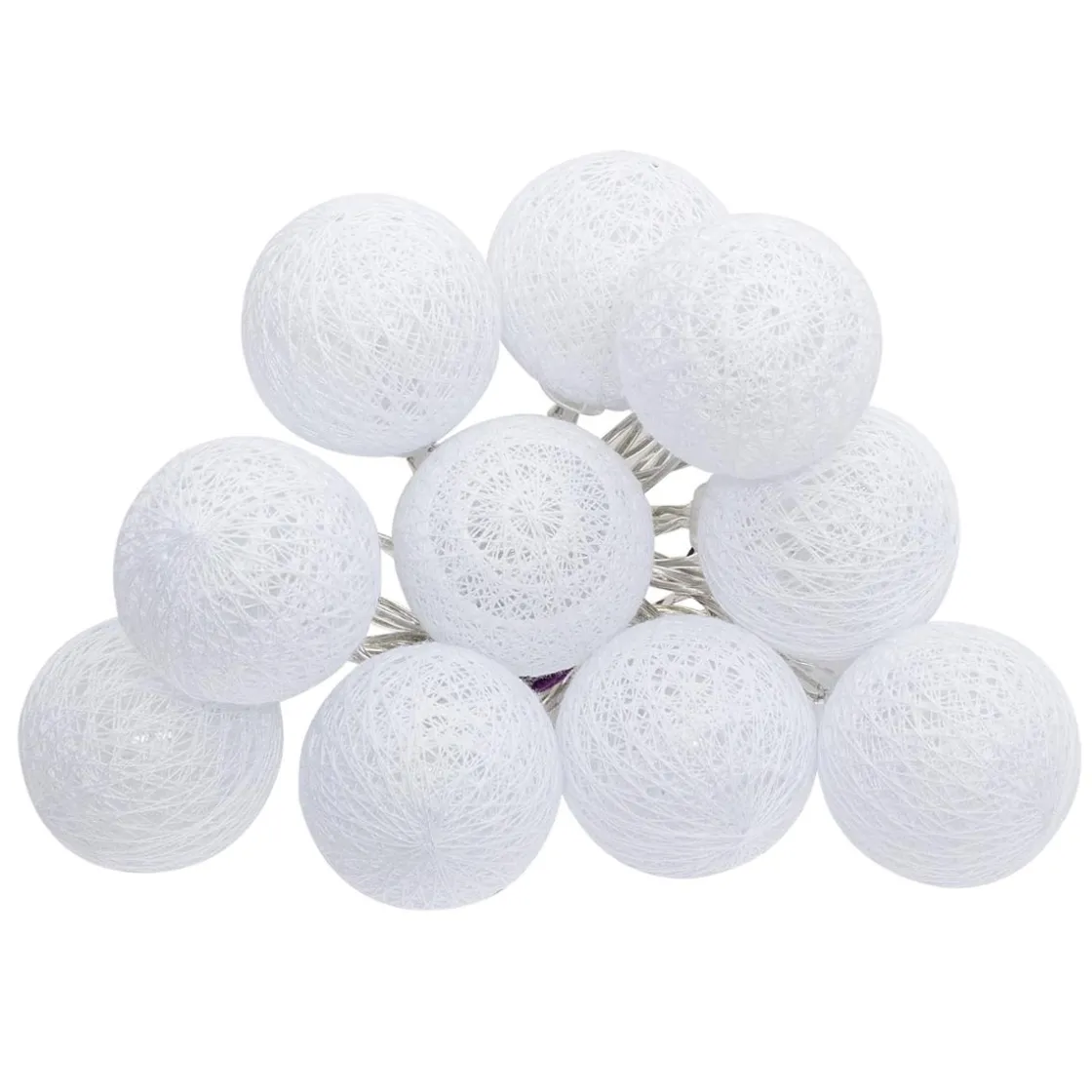 ATMOSPHERA Guirlande LED 10 boules, pile