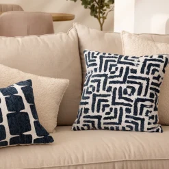 ATMOSPHERA Housse de coussin "Jeni", chenille