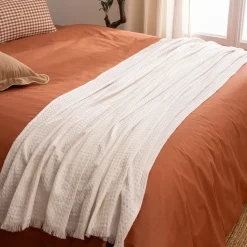 ATMOSPHERA Jeté de lit "Widdy", coton Hot