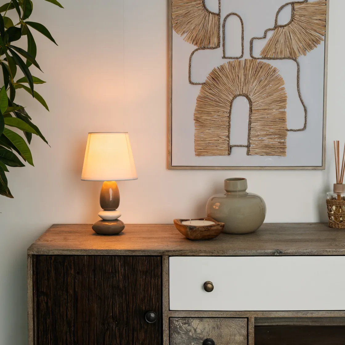 ATMOSPHERA Lampe "Luis", céramique Hot