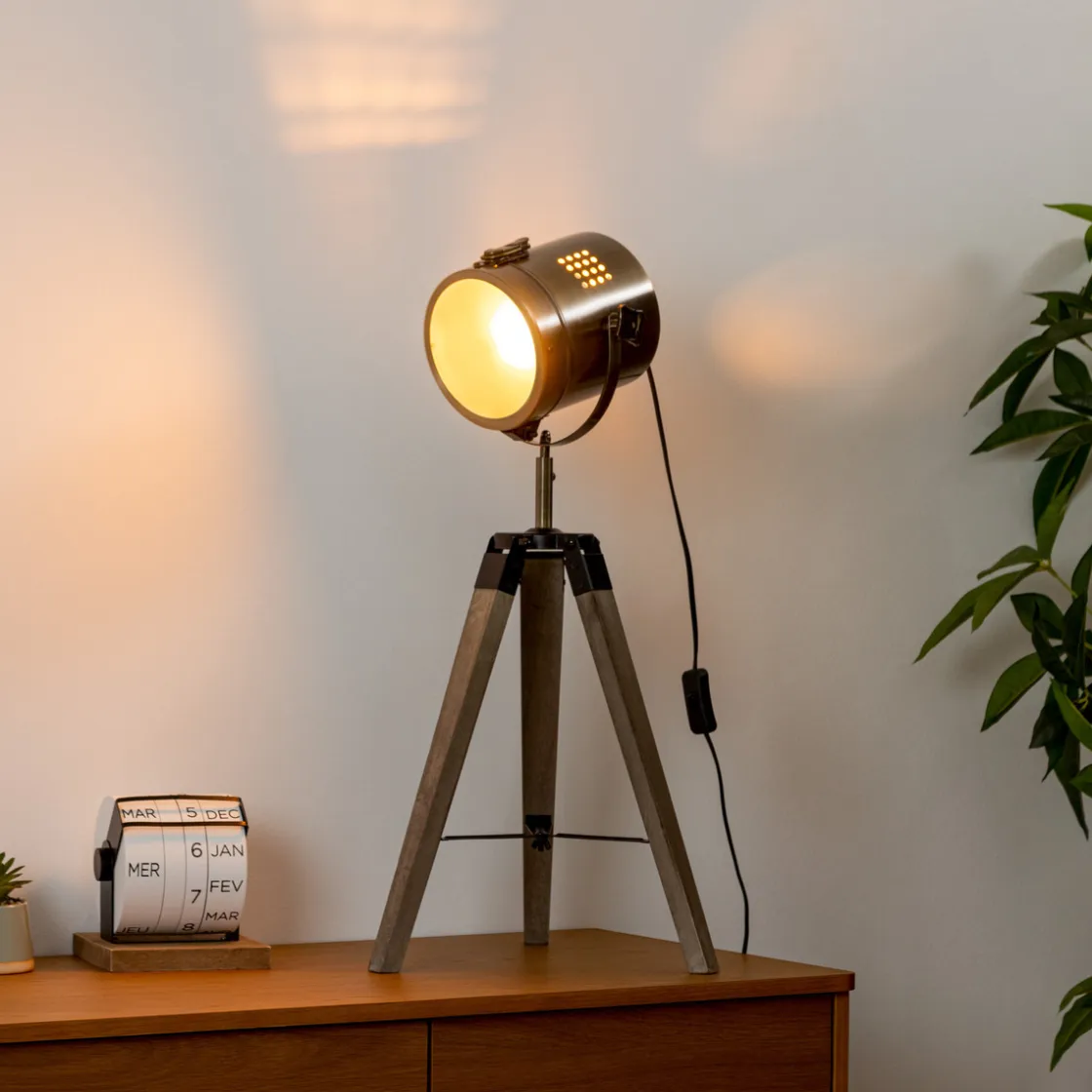 ATMOSPHERA Lampe trépied "Ebor" New