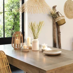 ATMOSPHERA Lanterne "Rattan", rotin Discount