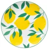 ATMOSPHERA Lot de 6 assiettes dessert "Citron" Outlet