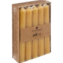 ATMOSPHERA Lot de 10 bougies bâtons Hot