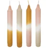 ATMOSPHERA Lot de 4 bougies bâtons "Laya" Outlet
