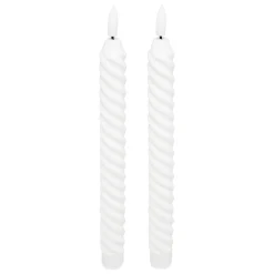 ATMOSPHERA Lot de 2 bougies bâtons LED "Twist Aloe" New