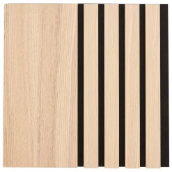 ATMOSPHERA Lot de 3 panneaux décoratifs tasseaux bois Colva Best