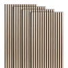 ATMOSPHERA Lot de 4 panneaux décoratifs tasseaux bois Colva Discount