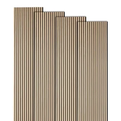 ATMOSPHERA Lot de 4 panneaux décoratifs tasseaux bois Colva Online