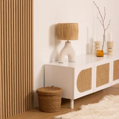 ATMOSPHERA Lot de 2 panneaux décoratifs tasseaux bois Colva Clearance