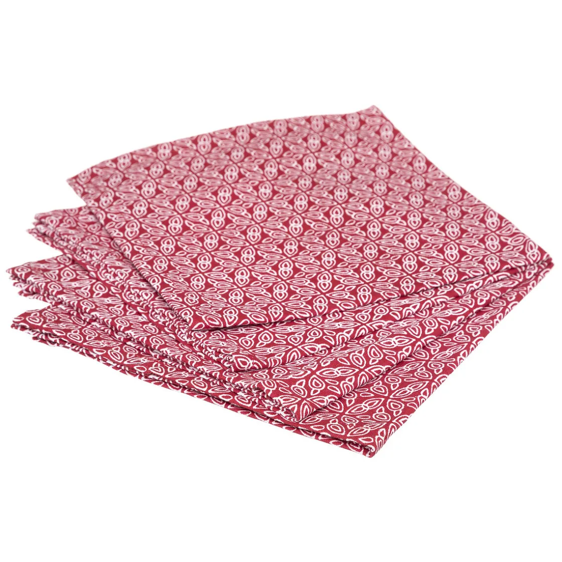 ATMOSPHERA Lot de 4 serviettes de table "Olia" New