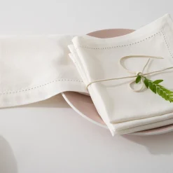 ATMOSPHERA Lot de 4 serviettes de table 