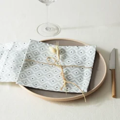 ATMOSPHERA Lot de 4 serviettes de table "Etnik"
