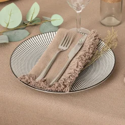 ATMOSPHERA Lot de 2 serviettes de table "Maha" Clearance