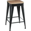 ATMOSPHERA Lot de 2 tabourets de bar "Joris" Clearance