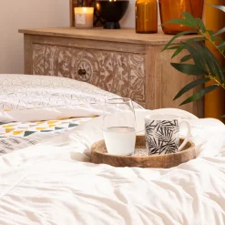 ATMOSPHERA Parure de lit 3 pièces imprimée 