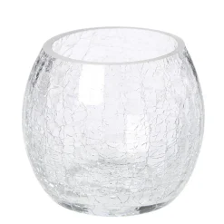 ATMOSPHERA Photophore verre craquelé Sale