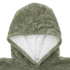 ATMOSPHERA Plaid à manches capuche flanelle