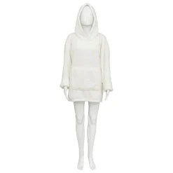 ATMOSPHERA Plaid à manches capuche flanelle "teddy" New