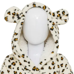 ATMOSPHERA Plaid à manches enfant Léopard 