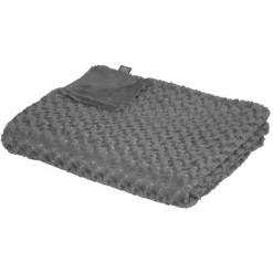 ATMOSPHERA Plaid "Bouclette" fausse fourrure Clearance