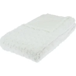ATMOSPHERA Plaid "Bouclette" fausse fourrure Discount