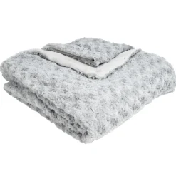 ATMOSPHERA Plaid "Bouclette" fausse fourrure New