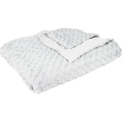 ATMOSPHERA Plaid "Bouclette" fausse fourrure Sale
